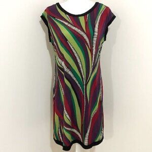 J.b.s. LTD. Colorful Sleeveless Stretch Dress